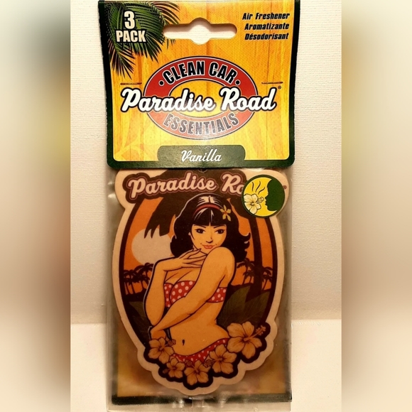 COPY - Hanging Car & Home Air Freshener Pack of 3 Hawaiian Pinup Girl - Picture 12 of 15